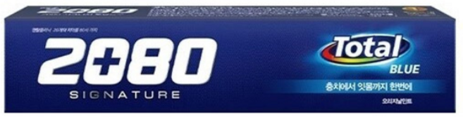 덴탈클리닉 2080 시그니처 토탈블루 치약 125g, 1개