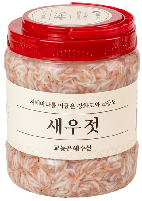교동은혜수산 강화도 교동도 새우젓 추젓 김장용 요리용 국내산 2.1kg, 1개