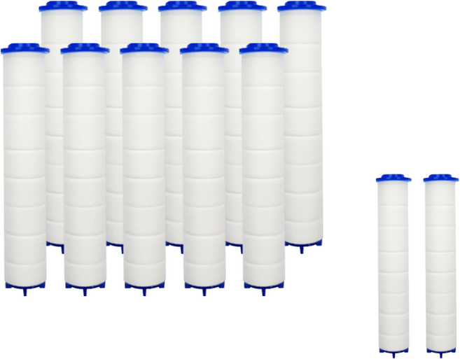 SML 코멧 파워수압 필터 샤워기 호환 리필 필터 12P, 12개, 리필필터