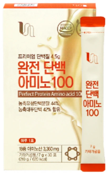 완전 단백 아미노100, 1개, 210g - 쿠팡
