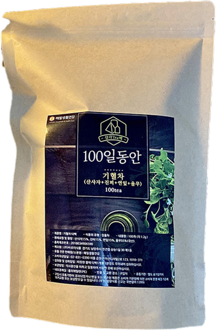 해밀생활건강 100일동안 기혈차 삼각티백, 1.2g, 100개입, 1개