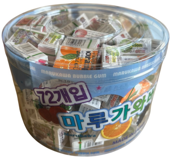 마루가와 버블껌 5.4g X 72ea, 72개
