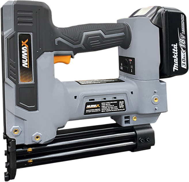 누맥스 기가 전동 실타카 마끼다 호환 충전 타카 무선 실타카핀 LD635-N (4.0AH 배터리+충전기 세트), 1개