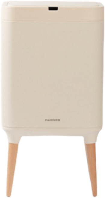 파리지앵 코브 센서휴지통 13L, 크림화이트