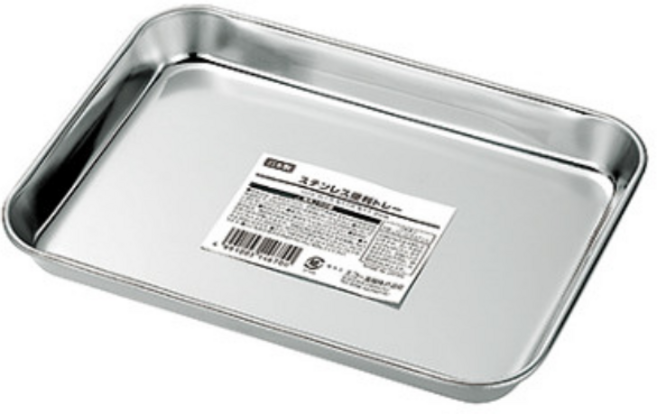 일본 에코 스텐쟁반 소 6700 사각트레이스텐밧트, 1개