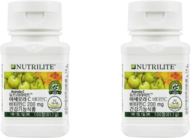 암웨이 아세로라C 100정, 2개