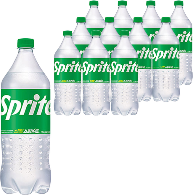 스프라이트 PET 업소용, 1.5L, 12개