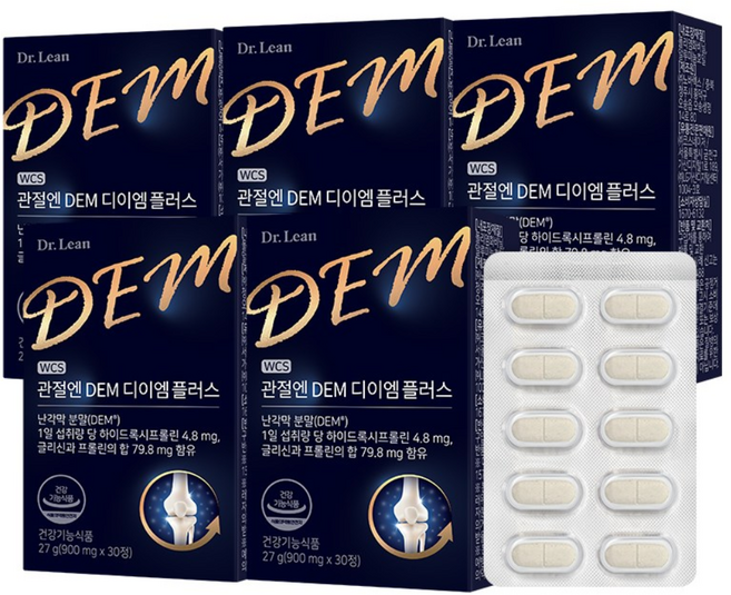 [공식] 닥터린 관절엔 DEM 디이엠 플러스 난막DEM, 5개, 30정