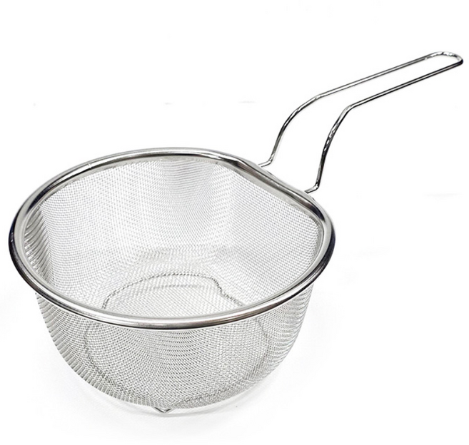 프라이스리스 스텐304 손잡이 채반, 1개, 실버