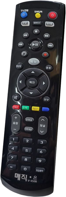 매직on450블랙 전TV SK BTV 셋톱박스 통합리모콘, 1