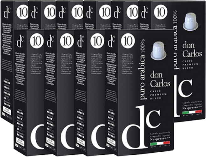돈 카를로스 푸로 아라비카 네스프레소 호환 캡슐커피, 5.2g, 10개입, 10개