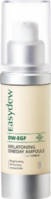 대웅제약 이지듀 DW-EGF 멜라토닝 원데이 앰플 대용량 (펌프형), 12ml, 2개