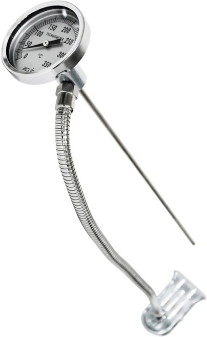 아쿠바 바이메탈 온도계(집게형) CS-450LT 아날로그 거치식 온도측정 내구성 조리용온도계