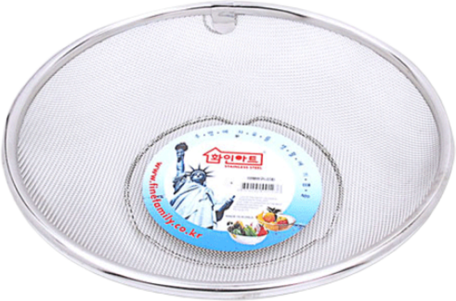 [DAMDA] 국내생산 스텐304 야채바구니 채망 소형 소쿠리 채반 바구니, 스테인레스, 1개