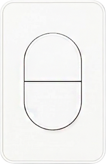 진흥 J시리즈 무로고 2구 단로 스위치 (화이트) 제이시리즈 전기 전등 스위치, 1개
