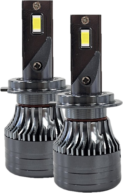 솔라빔 슈퍼화이트 LED 자동차 전조등 H7 +150%, 1세트