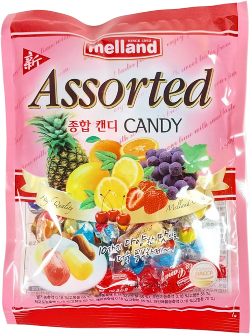 멜랜드 종합캔디, 250g, 3개