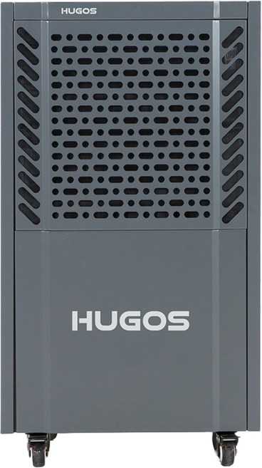 휴고스 고효율 업소용 대용량 100L 120L 컴팩트 창고 이동식 제습기 (예약설정/연속배수/LED패널), 대용량 120L 산업용 제습기