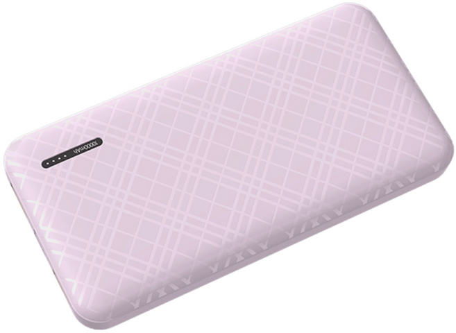 유닉 보조배터리10000mAh, 연핑크, YNIK1053