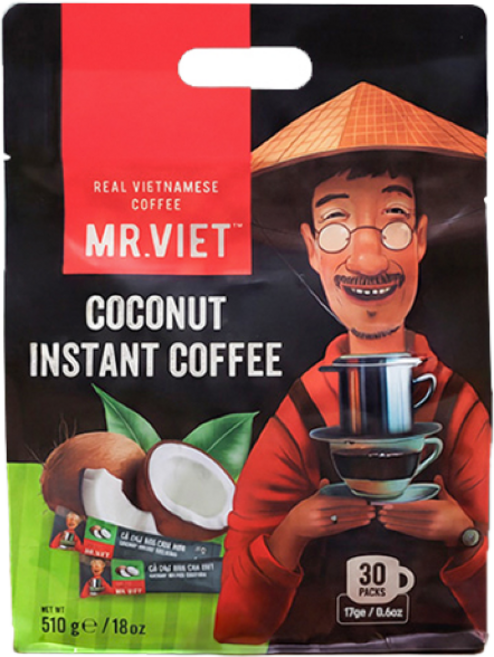 미스터비엣 베트남 코코넛 커피믹스 인스턴트커피 30T, 510g