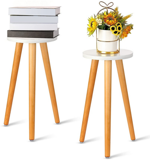 아이가든 롱다리 화분테이블 원목 화분스탠드, 원목(S)