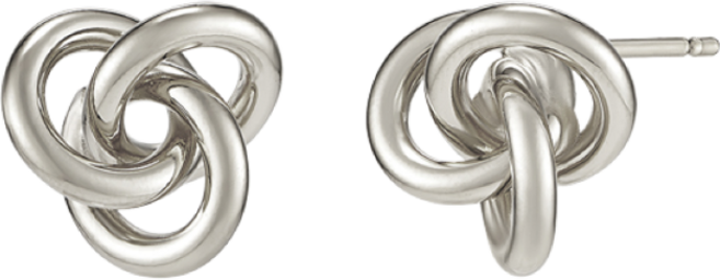 [가이거]매듭 플라워 은침 귀걸이 GISVEE101