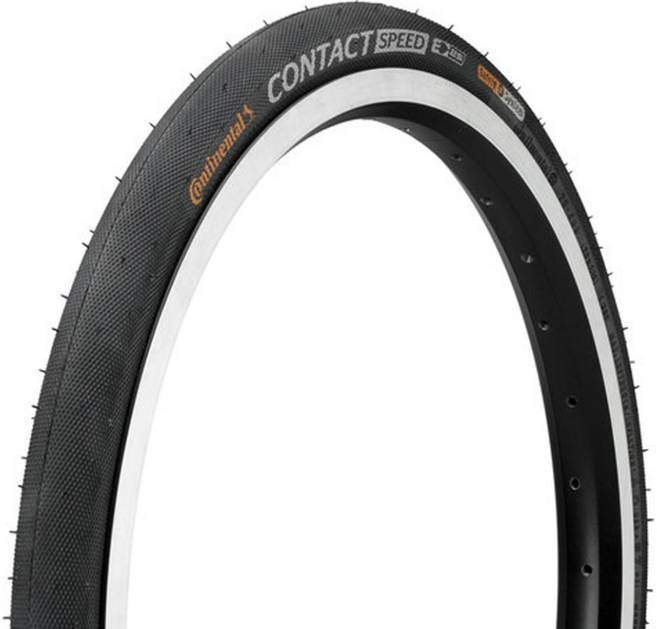Continental 컨티넨탈 컨택트 스피드 700X42C 펑크방지 와이어 타이어 하이브리드 전기자전거 그래블자전거 타이어, 1개