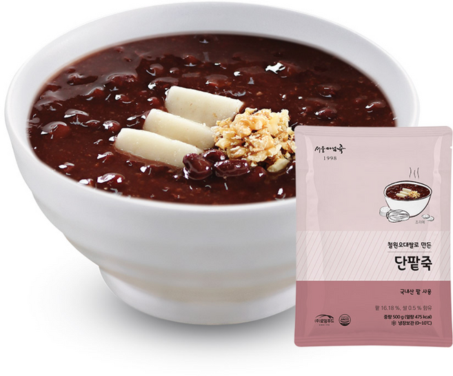 SP006 로뎀푸드 서울마님죽 단팥죽, 500g, 1개