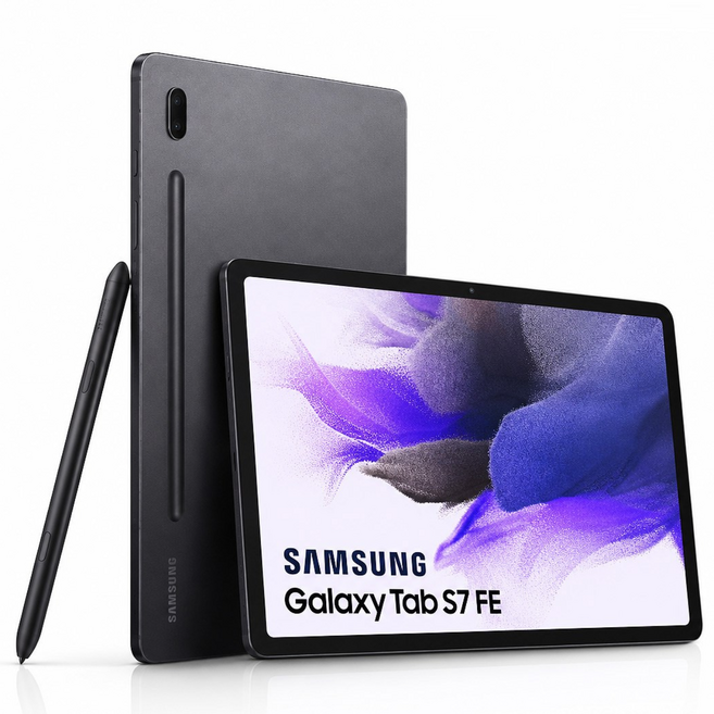 10위 - 삼성전자 갤럭시탭 S7 FE SM-T733, 미스틱 블랙, 128GB, Wi-Fi