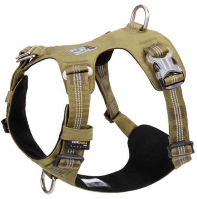 트루러브 력셔리 반려동물 가슴줄 TLH-6282, 올리브, 1개