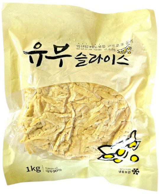 이엔 유부슬라이스 1kg, 1개