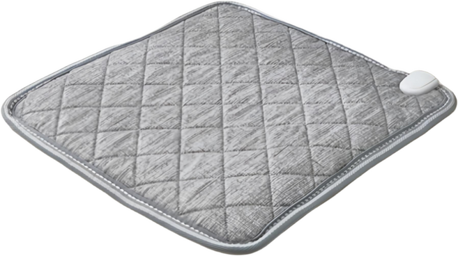 한일의료기 전기장판 카본탄소매트 전자파없는 무자계 캠핑1인 전기방석 진그레이 (45x45), 1인용 전기방석 45x45cm