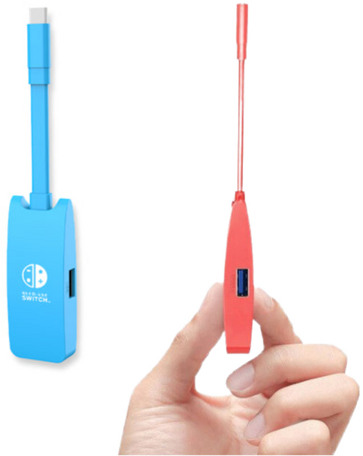 베이식스 닌텐도 스위치 독 3in1 멀티허브 USB C타입 HDMI 4K 60hz, 1개, 3in1멀티_레드