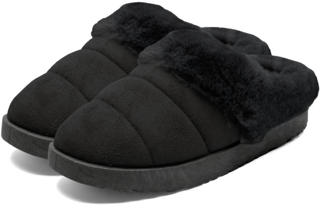 페이퍼플레인 남자 여자 겨울 방한화 실내화 털신 사무실 패딩 발편한 털슬리퍼 PP1591