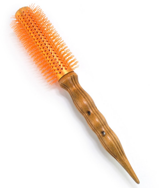 루시피 더 퀸 레인보우 골드 가시 헤어 롤 브러쉬 5호, 1개