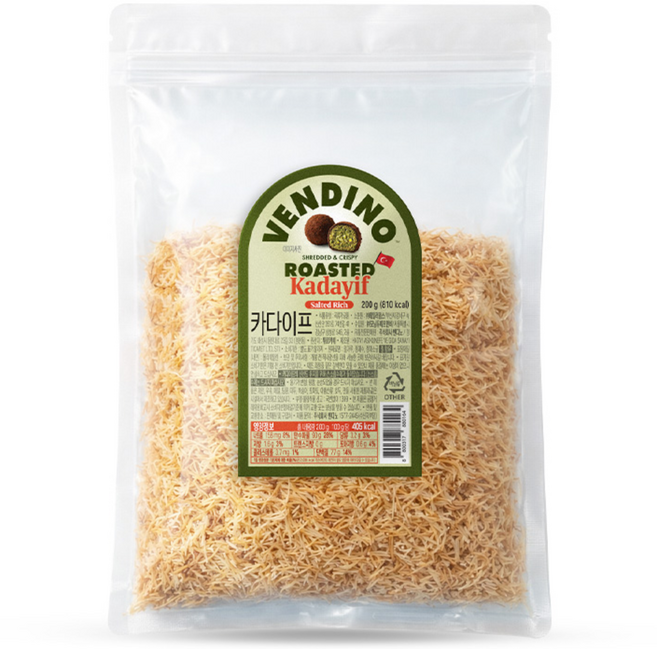 벤디노 구운 카다이프 리치 200g 튀르키예산, 1개