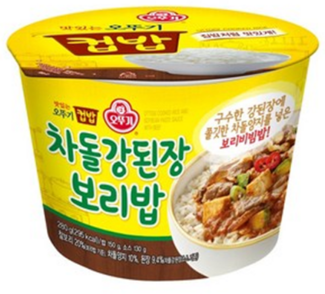 오뚜기 차돌 강된장 보리밥 컵밥, 280g, 8개