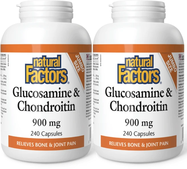 네추럴팩터스 소연골 콘드로이친 1200mg & 글루코사민 1500mg, 240정, 2개 - 쿠팡