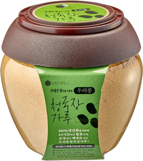 순창 문옥례 건강한 가루 청국장가루 810g 한스푼 국산콩 100%, 1개