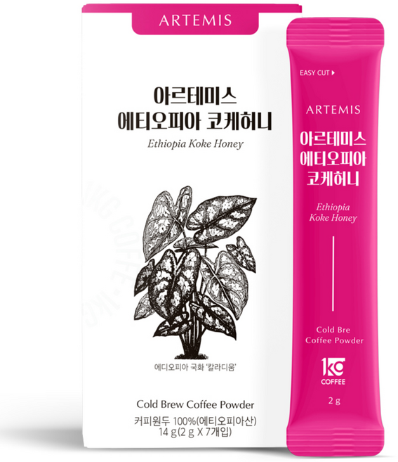아르테미스 에티오피아 코케허니 분말커피 2g 7개입, 1개