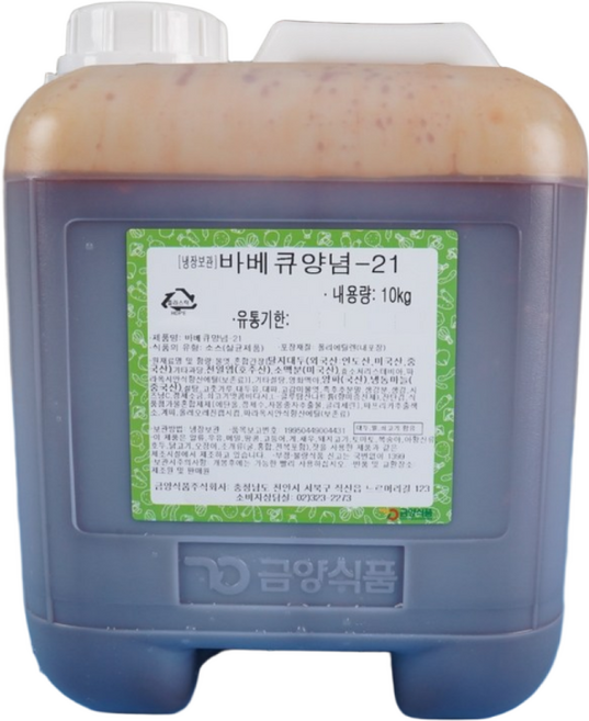 금양식품 바베큐양념소스 21 10KG 순한맛, 1개