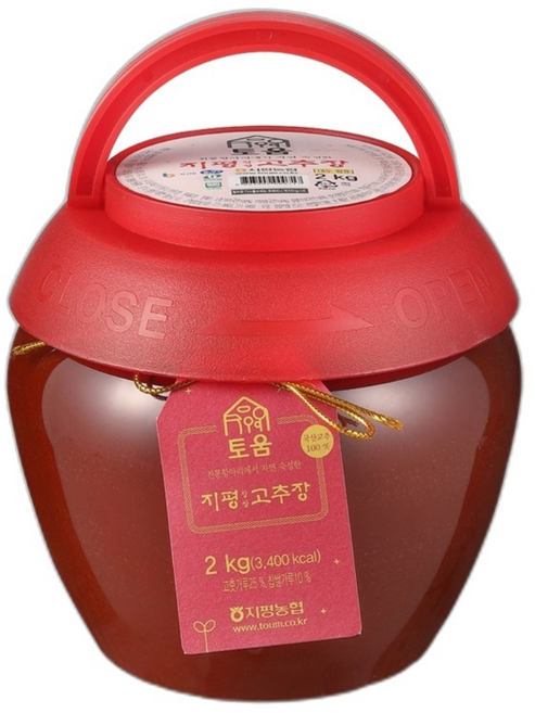 지평농협 토움 찹쌀 고추장 2kg, 1개