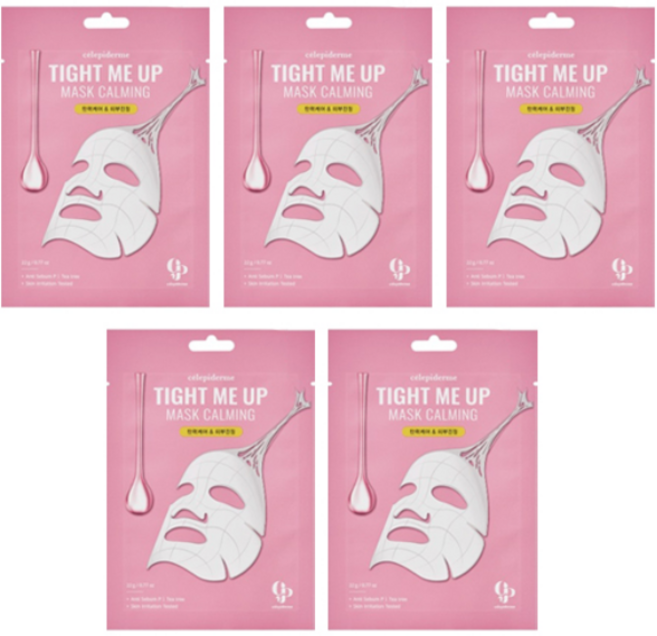 셀레피덤 타이트미업 마스크팩 카밍, 1개입, 5개