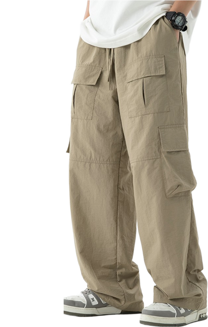 코디코치 호랑 팬츠 더블 빅포켓 데일리 트레이닝 카고 와이드 밴딩 바지