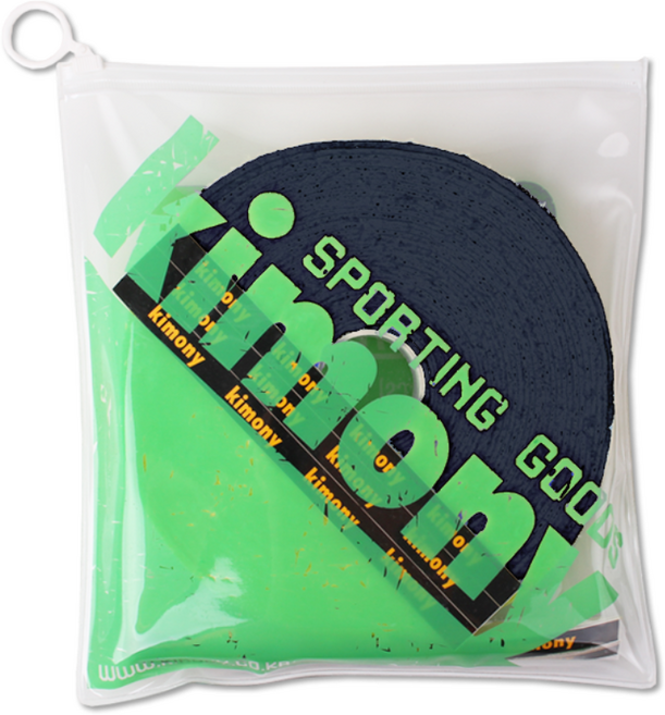 키모니 극세사 타월그립 15개입 KGT148 배드민턴그립, 블랙