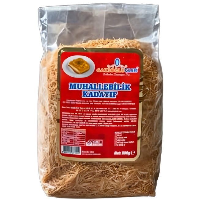 구운 카다이프 두바이 초콜릿 재료 국내 택배 발송, 1개, 500g