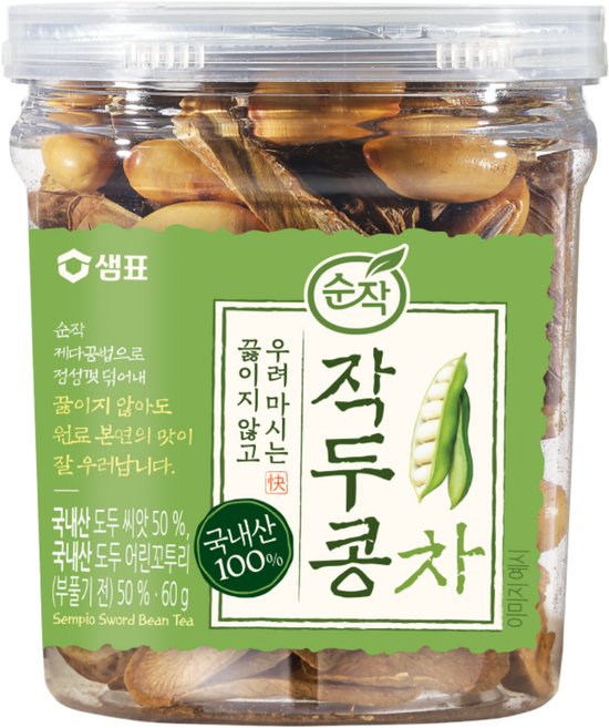 순작 원물차 작두콩, 60g, 1개