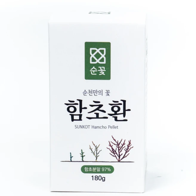 순꽃 함초환 유기농함초 유기가공식품, 180g, 1개 - 쿠팡