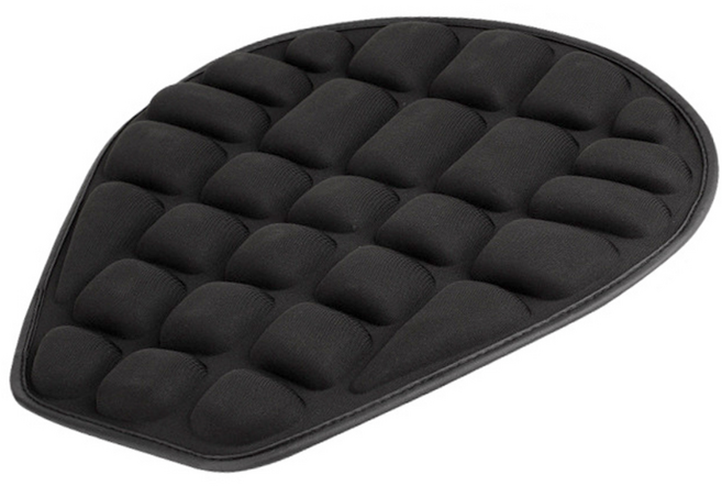 아띠꼴로 오토바이 쿨시트 바이크 쿨매트 통풍 안장 쿠션 패드, 블랙, 1개