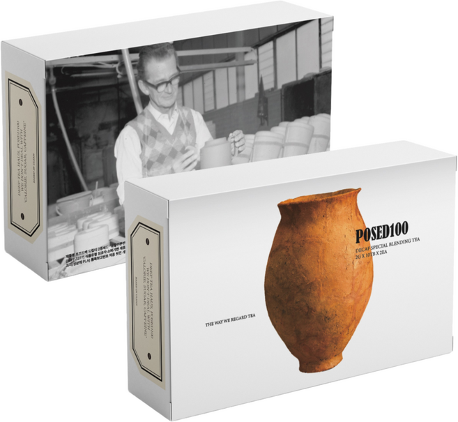 선물세트 추천 포즈드백 디카페인 스페셜 블렌딩 티백 선물세트 + 쇼핑백, 체리루이보스 + 블루베리라벤더, 1세트